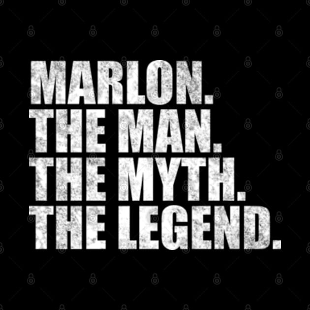 Marlon Legend Marlon Name Marlon given name by TeeLogic