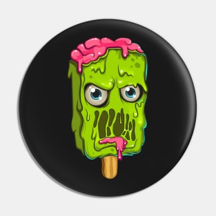 Zombie Ice Cream Pin