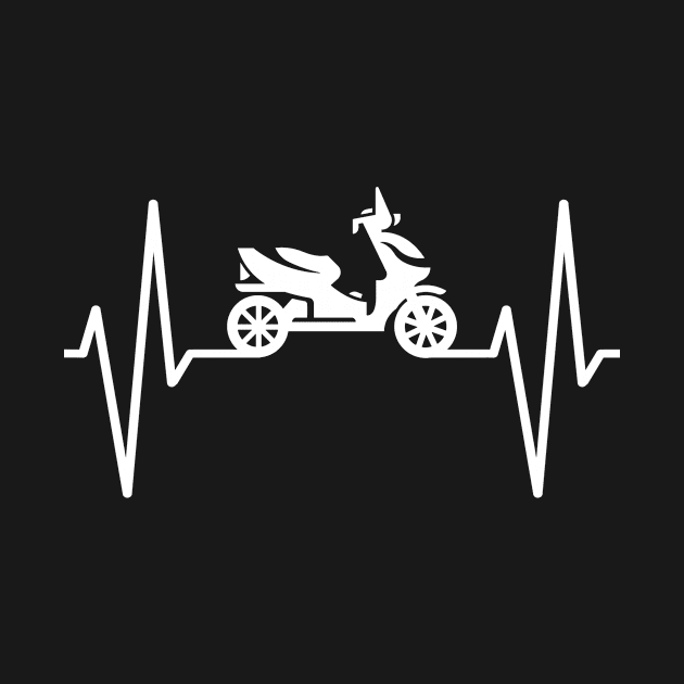 Motor Scooter Heartbeat by Mamon