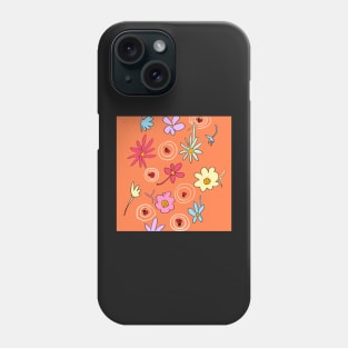 Doodle Botanical Pattern 1 Phone Case