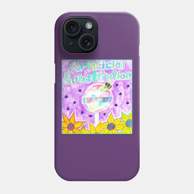 Artificial Substitution Phone Case by okhismakingart_