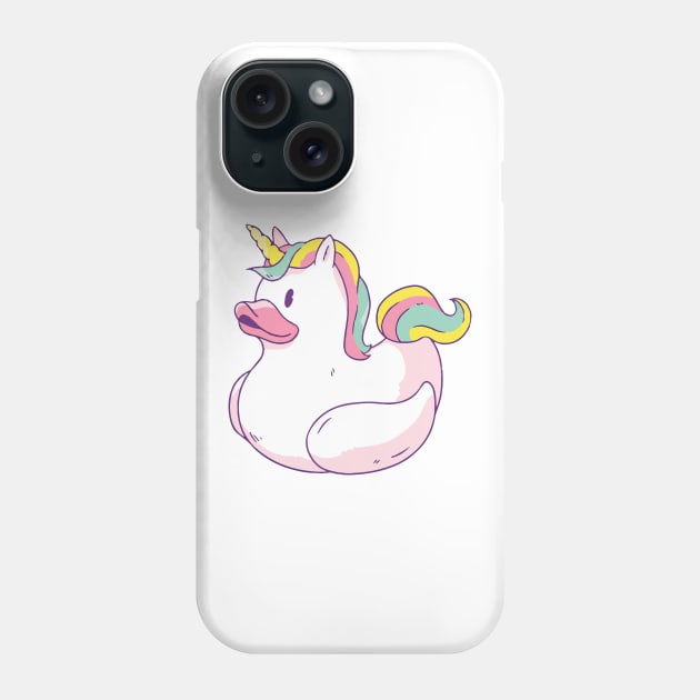 Unicorn Duck Design Phone Case by Artmoo