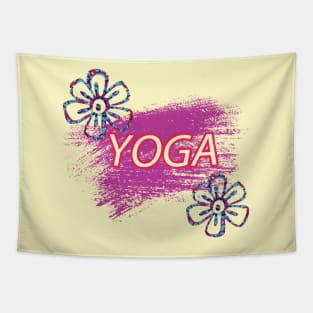 YOGA Flowers Tapestry