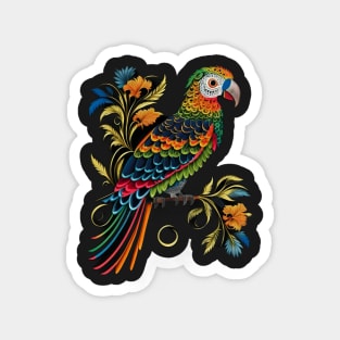 Colorful parrot Magnet