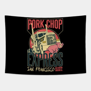 Pork Chop Express - Jack Burton Trading Tapestry