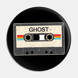 kurniamarga vintage cassette tape Ghost Pin
