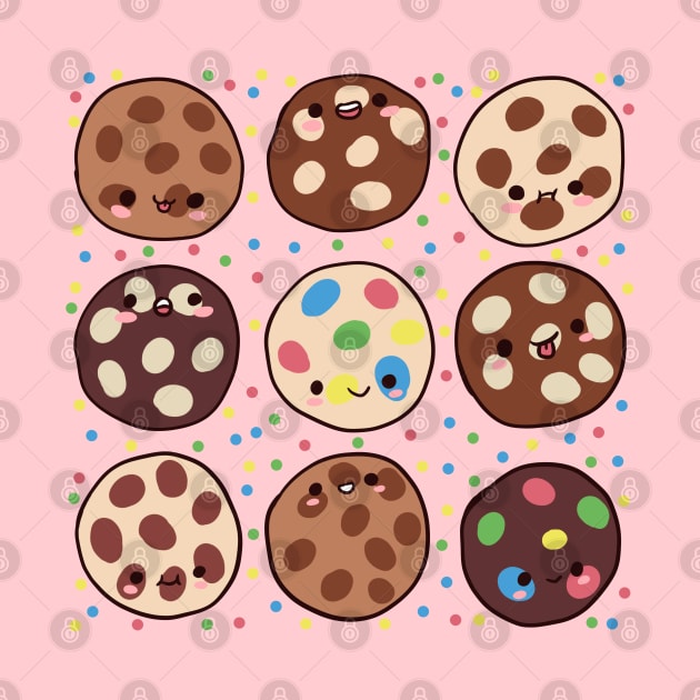 Cute Chocolate chips cookies by Yarafantasyart