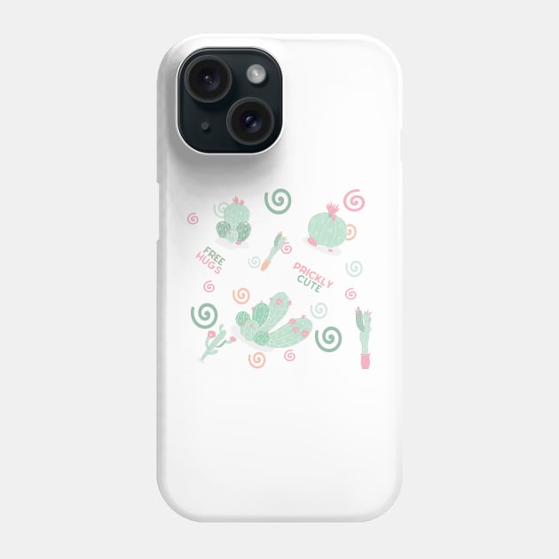 Prickly Cute Phone Case by artofstacy