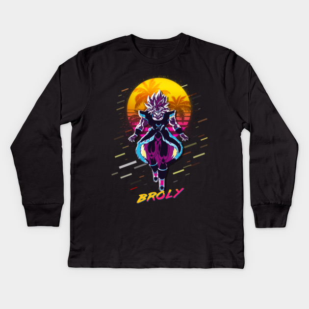 Dragon Ball Super Broly Vintage V1 Dragon Ball Super Broly T Shirt Manches Longues Bebe Teepublic Fr