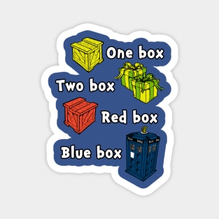 Blue box Magnet