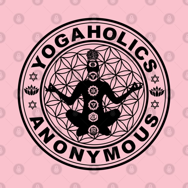 Yogaholics Anonymous - Funny Yoga by Nirvanax Studio