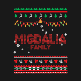 Migdalia Family Christmas, Name Xmas , Merry Christmas, Name , Birthday, Middle name T-Shirt