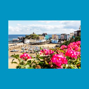 Tenby Harbour Boats T-Shirt