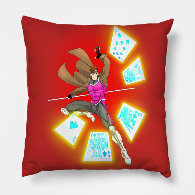 Gambit Pillow by CoolDojoBro