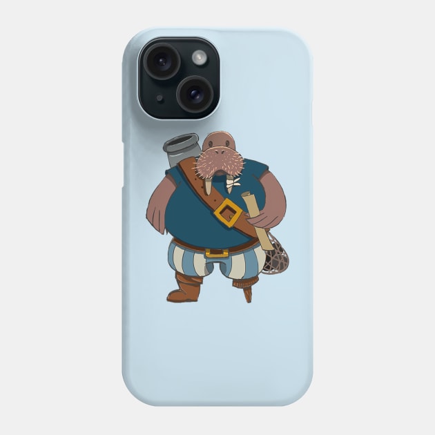 Pirate walrus Phone Case by MichelleVeneziano