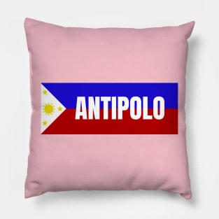 Antipolo City in Philippines Flag Pillow