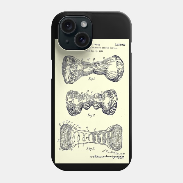 Exercise Device Patent Phone Case by Comic Dzyns