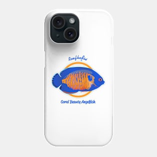 Coral Beauty Angelfish Phone Case