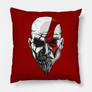 Kratos - Death and Rage Face Pillow