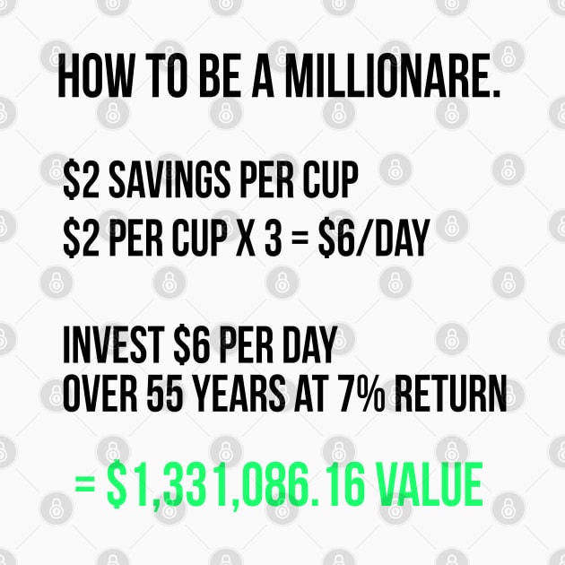 How to be a millionaire | GS by GaryVeeApparel