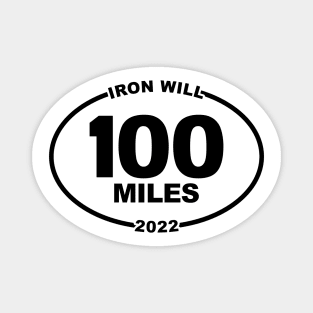 IRON WILL 100 MILE FINISHER Magnet