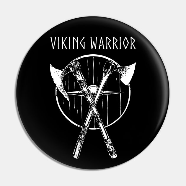 Viking Warrior Pin by Deathrocktee