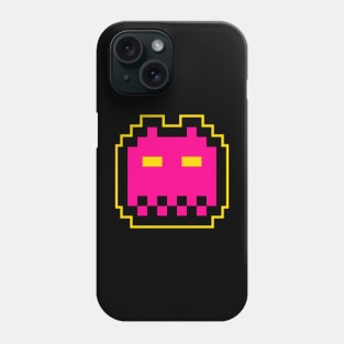 Pink Alien Cute 8 Bit Phone Case