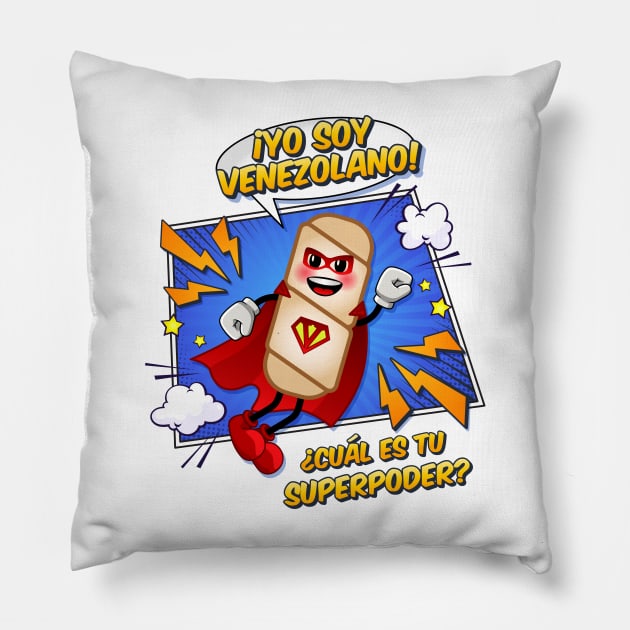 Venezuelan superpower! Pillow by MIMOgoShopping