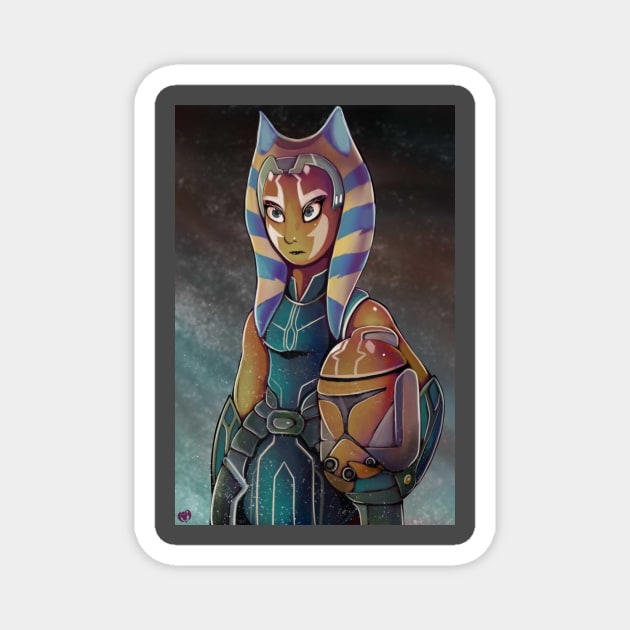 Ahsoka Tahno Magnet by KDamon Art