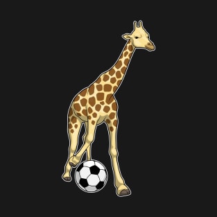 Giraffe Soccer player Soccer T-Shirt