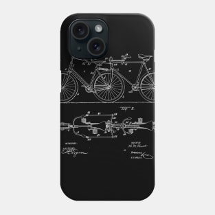 Tandem Bike Vintage Patent Drawing Phone Case