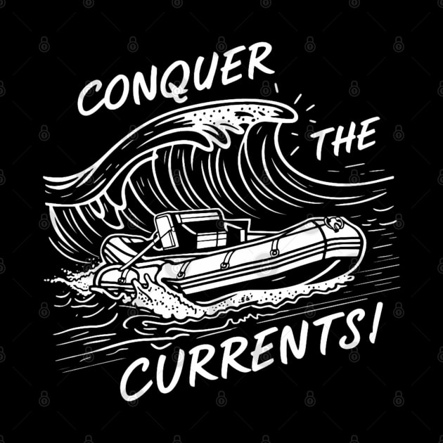 Conquer the currents, rafting by SimpleInk