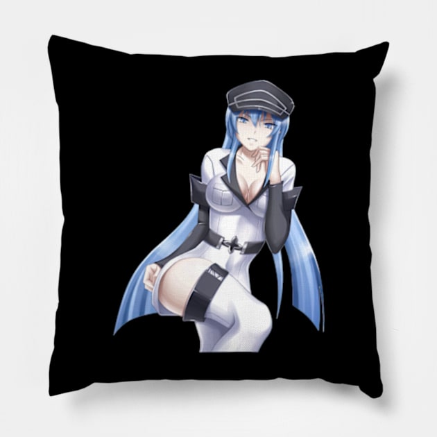 Esdeath Akame Ga Kill Pillow by ZarenBeck