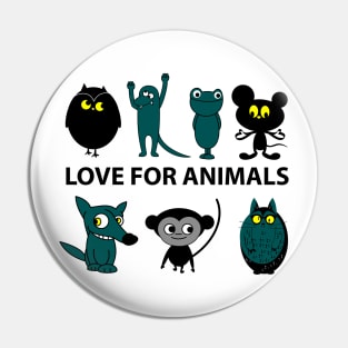 Love for animals Pin