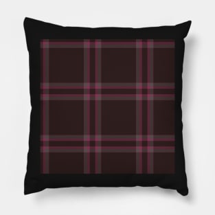 Suzy Hager "Just Right" Plaid w Browns for Prettique Pillow