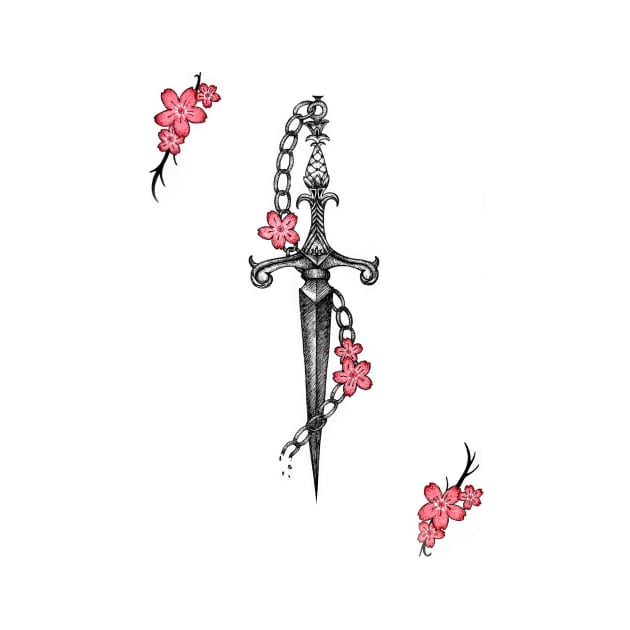 Sakura Cherry Blossom Dagger by Cosmic Latte