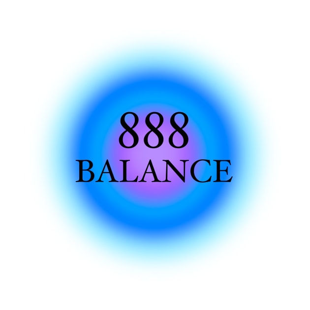 888 Angel Numbers Balance Glowing Aura by Scarlett Blue