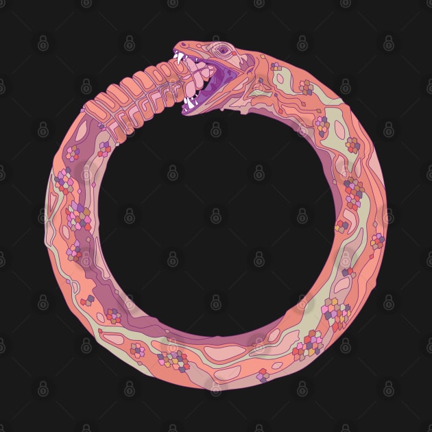 Pink Sky Ouroboros by O GRIMLEY