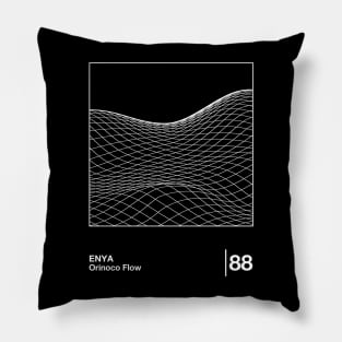 Enya / Minimalist Style Graphic Design Pillow