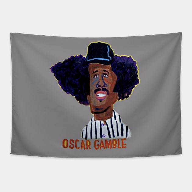 Oscar Gamble Tapestry by SPINADELIC