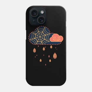 Spider web clouds for Halloween Phone Case