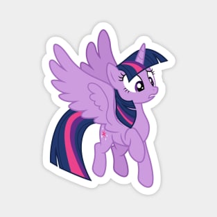 Twilight Sparkle flying down Magnet