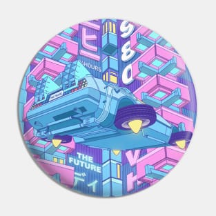 Delorean Dream Pin