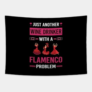 Wine Drinker Flamenco Tapestry