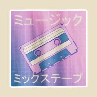 Pastel Kawaii Vaporwave Aesthetics Mix Tape T-Shirt