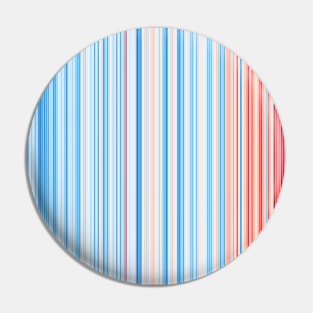 climate warming stripes artwork Pin