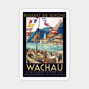 Wachau Austria Vintage Poster 1930 Magnet