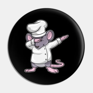 Rat as Chef with Chef's hat at Hip Hop Dance Dab Pin