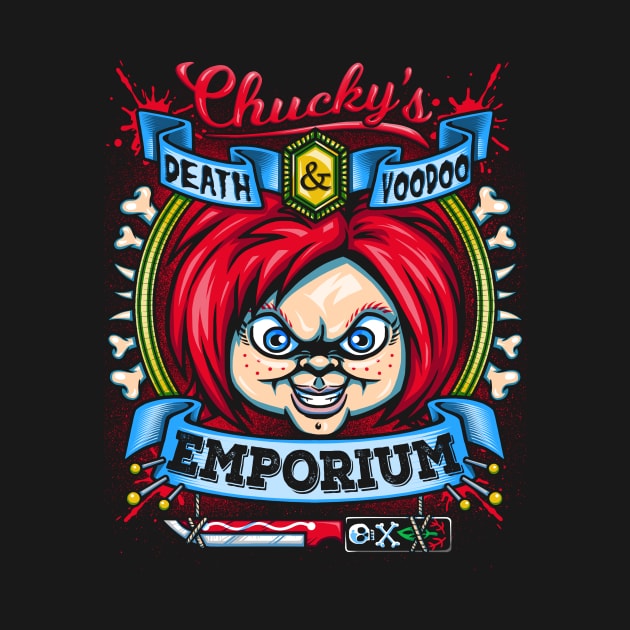 Chucky's Death and Voodoo Emporium by Punksthetic