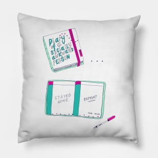 Diary Of A Socially Awkward Person Pillow